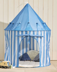 Tente de jeu bleue rayée STAR