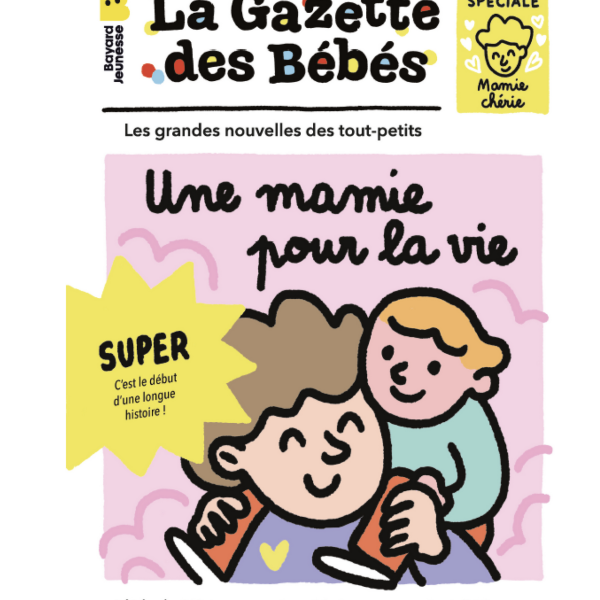 Gazette Mamie – livre en tissu qui crépite pour bébé