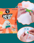 Mini kit pâte auto-durcissante Yuki onigiri OMY pour enfant, vue d'ensemble