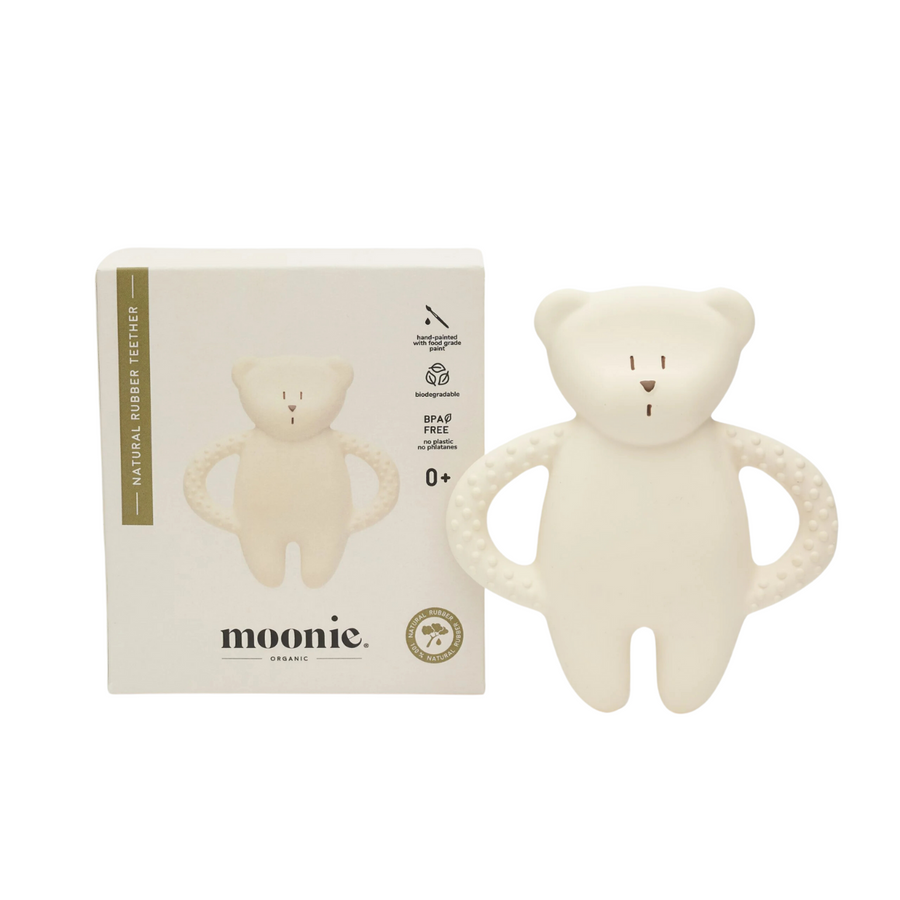 Moonie - Ourson De Dentition Blanc Polaire