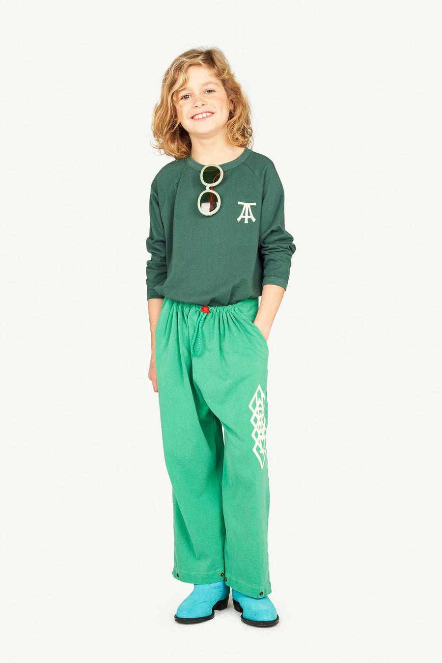 Stag Kids Pants Green Uniforms