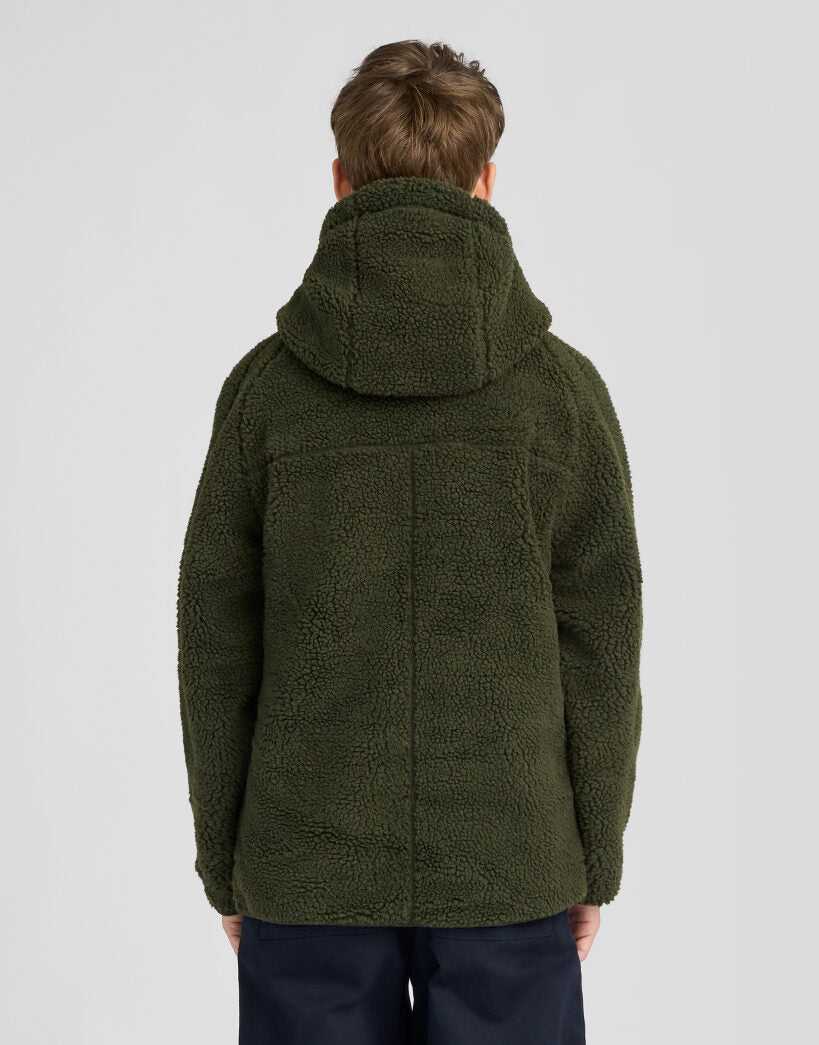 Hooded Sherpa Fleece Jacket Deep Depths