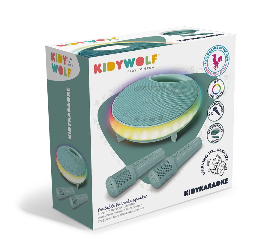KIDYKARAOKE - Enceinte avec 2 micros karaoké intégrés