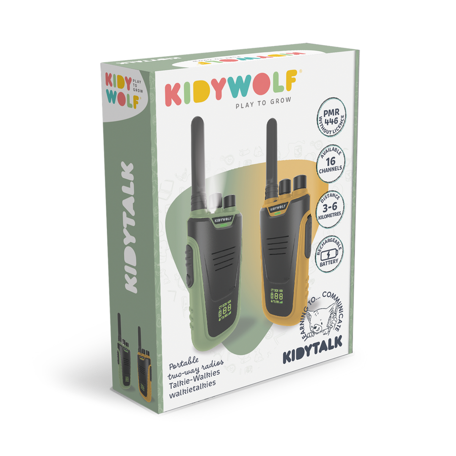 KIDYTALK - Talkie-Walkies - Vert / Orange