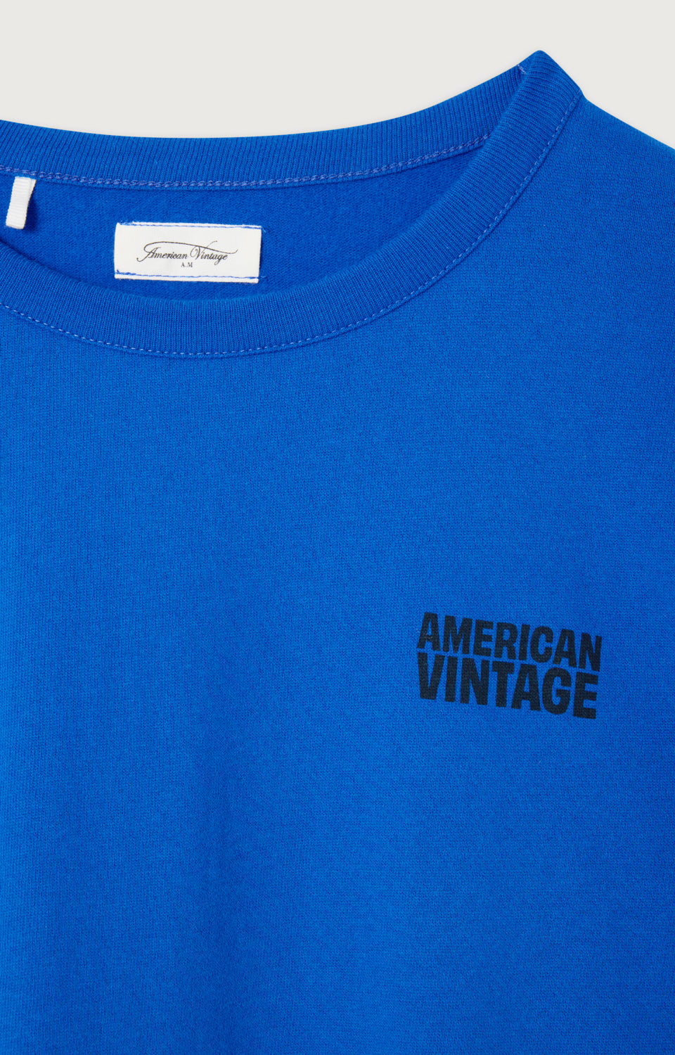 T-Shirt Ample Col Rond Indigo