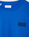 T-Shirt Ample Col Rond Indigo