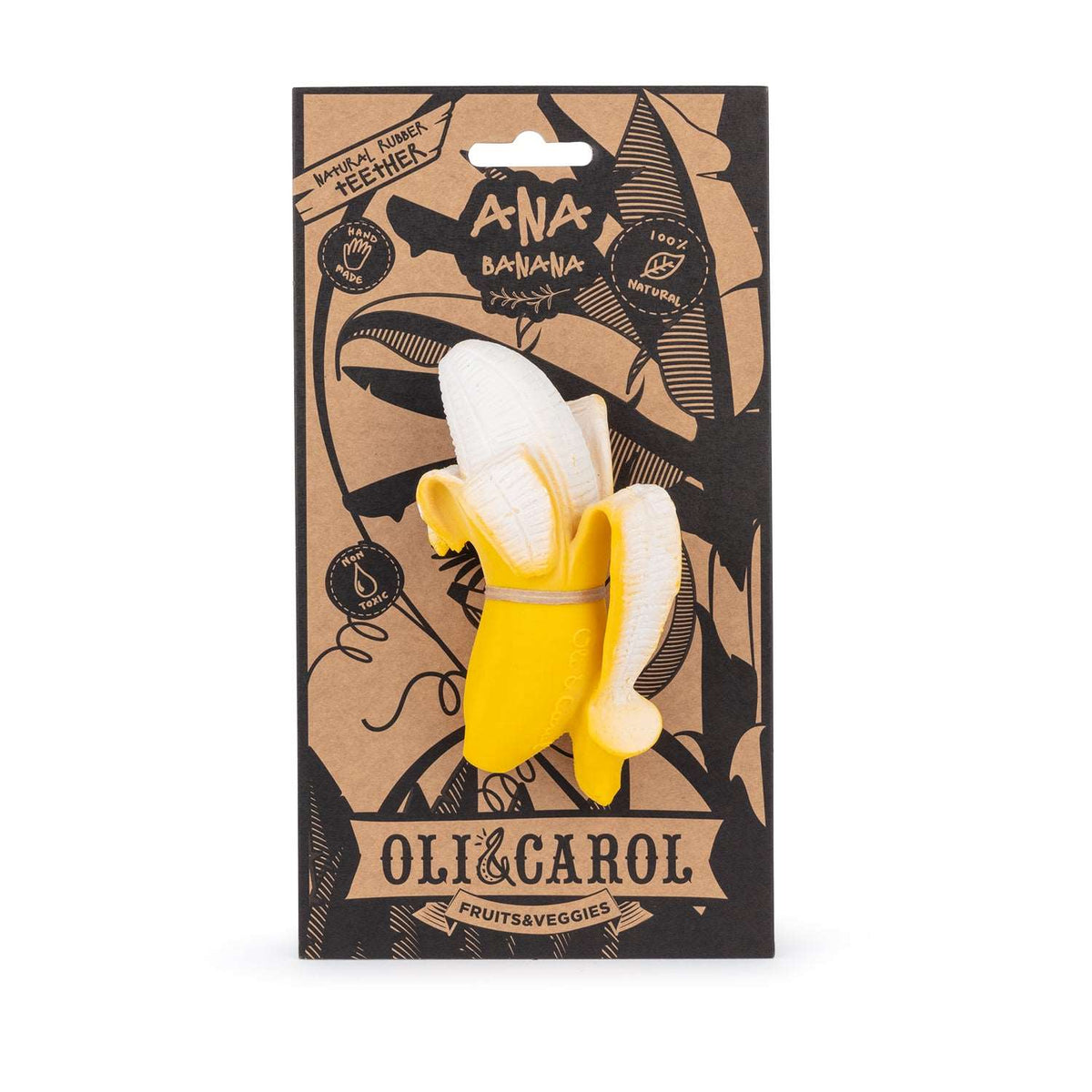 Ana Banana Oli &amp; Carol - en caoutchouc 100 % naturel provenant de l'hévéa