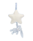 Bashful Blue Bunny Star Musical Pull