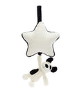 Bashful Black & Cream Puppy Musical Pull