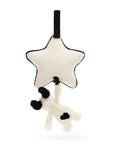 Bashful Black & Cream Puppy Musical Pull