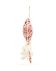 Blossom Cream Bunny 'Berry' Musical Pull