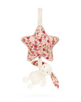 Blossom Cream Bunny 'Berry' Musical Pull