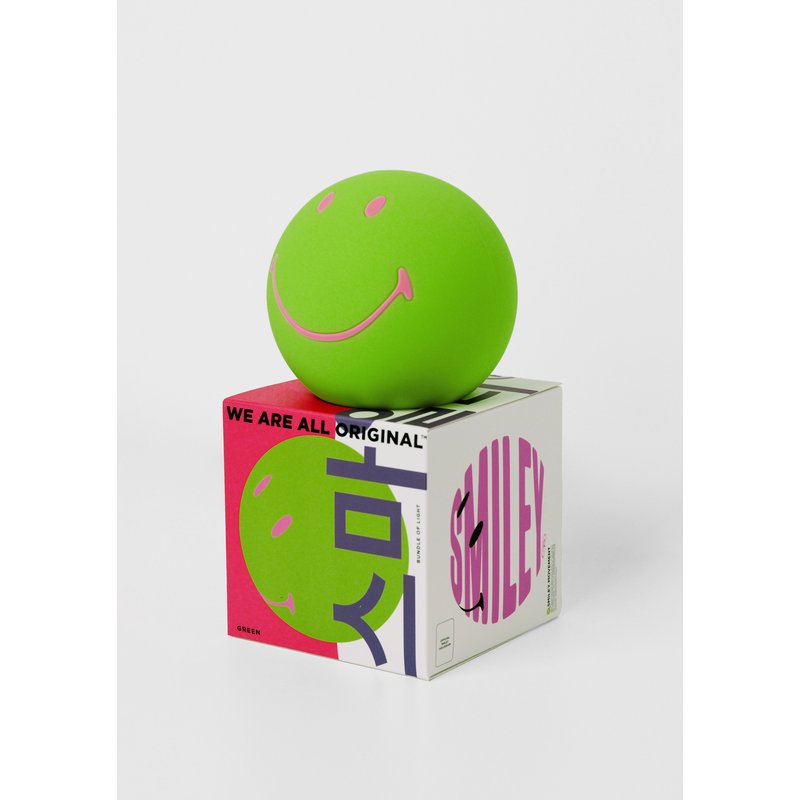 Lampe Smiley Bundle of Light Mr Maria vert, pile CR2302 incluse, des 3 ans