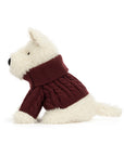 Munro Scottie Dog 'Winter Jumper' Jellycat, photo 3 sur 5