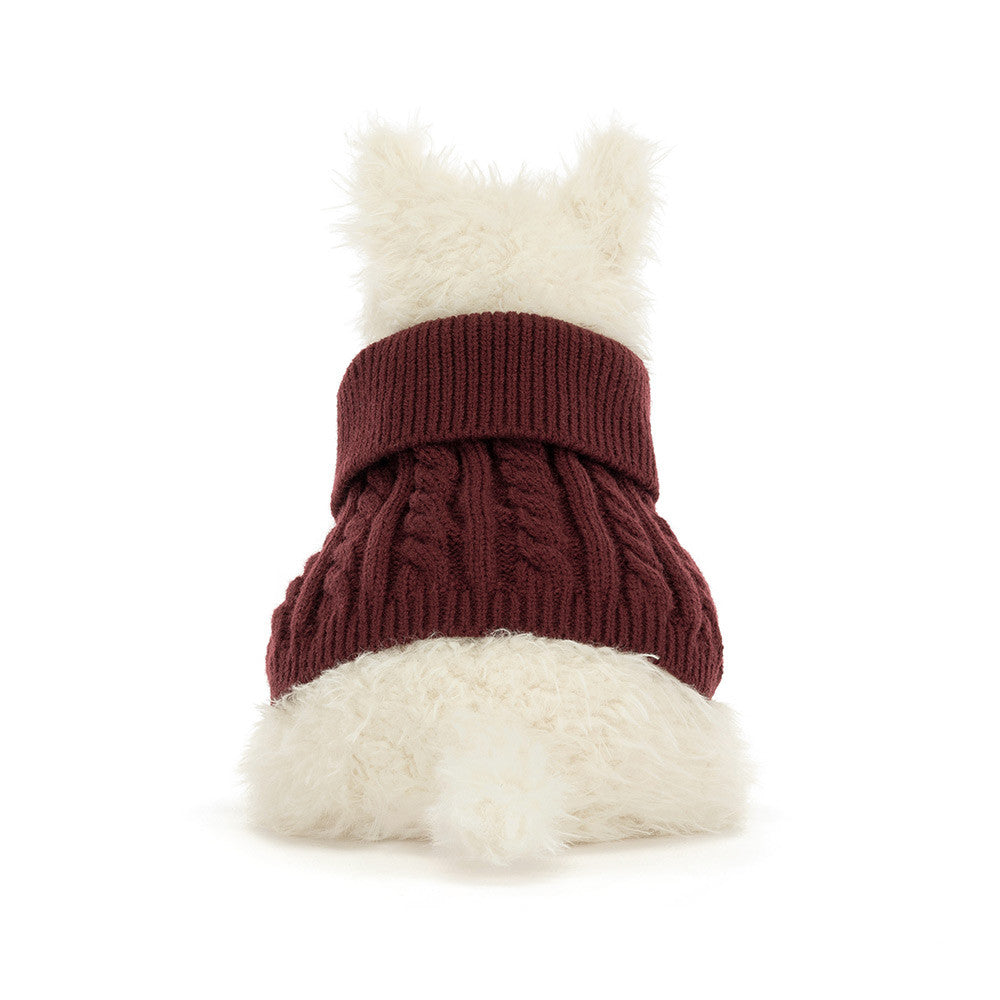 Munro Scottie Dog 'Winter Jumper' Jellycat, photo 4 sur 5