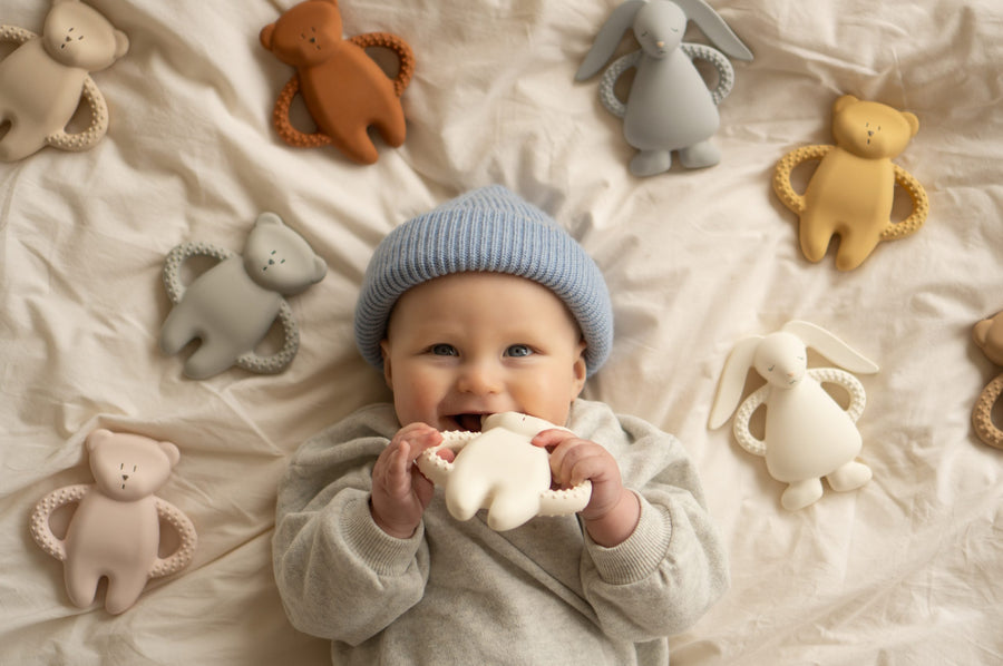 Moonie - Ourson De Dentition Blanc Polaire