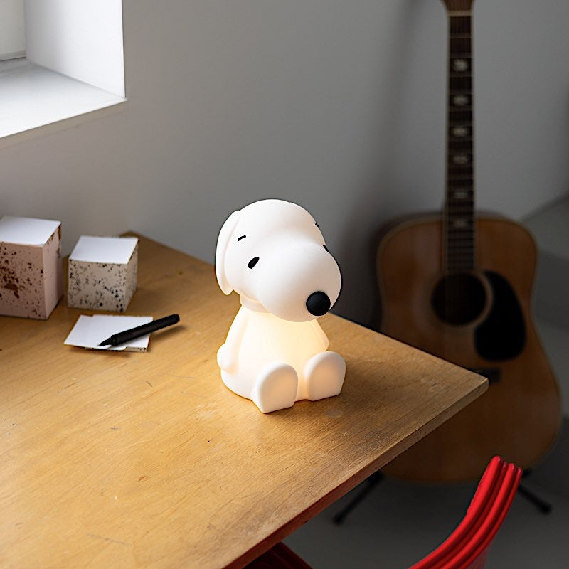 Veilleuse First Light Snoopy Mr Maria, silicone doux, des 3 ans
