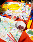 Set De Table A Colorier - Bon Appetit - 18 Sets