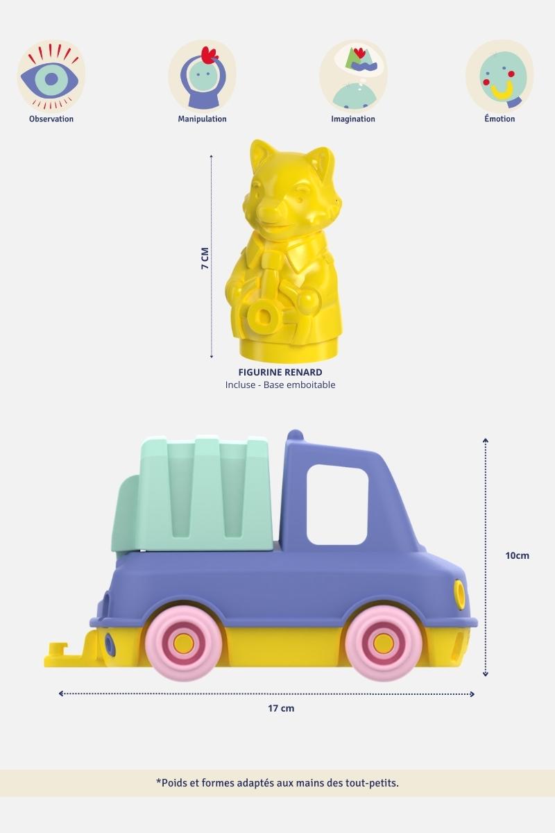 Mon premier Camion Poubelle Bleu