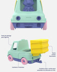 Mon premier Camion Poubelle Turquoise