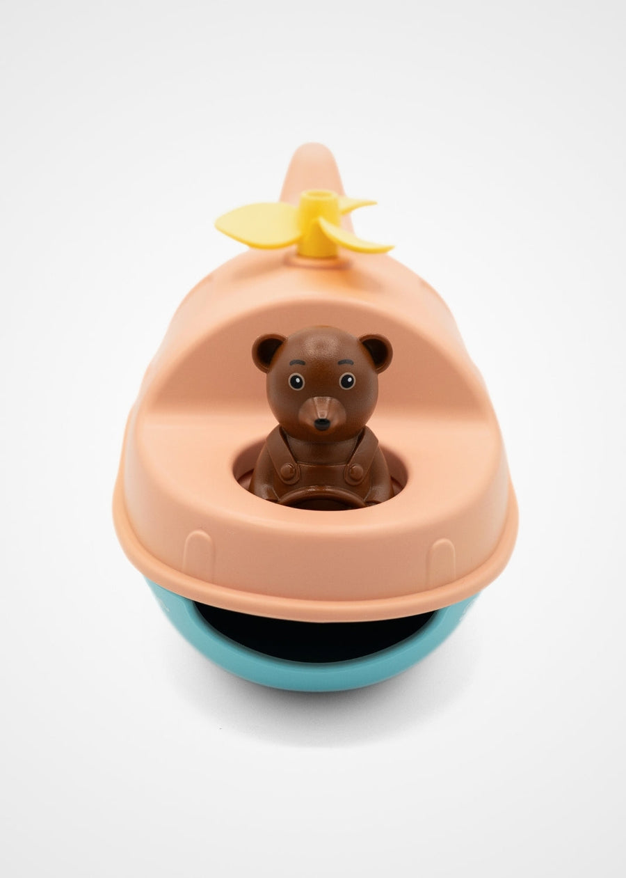 L'Hélicoptère Bateau de Petit Ours Brun - Pêche