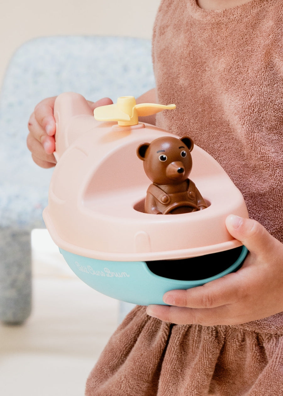 L'Hélicoptère Bateau de Petit Ours Brun - Pêche