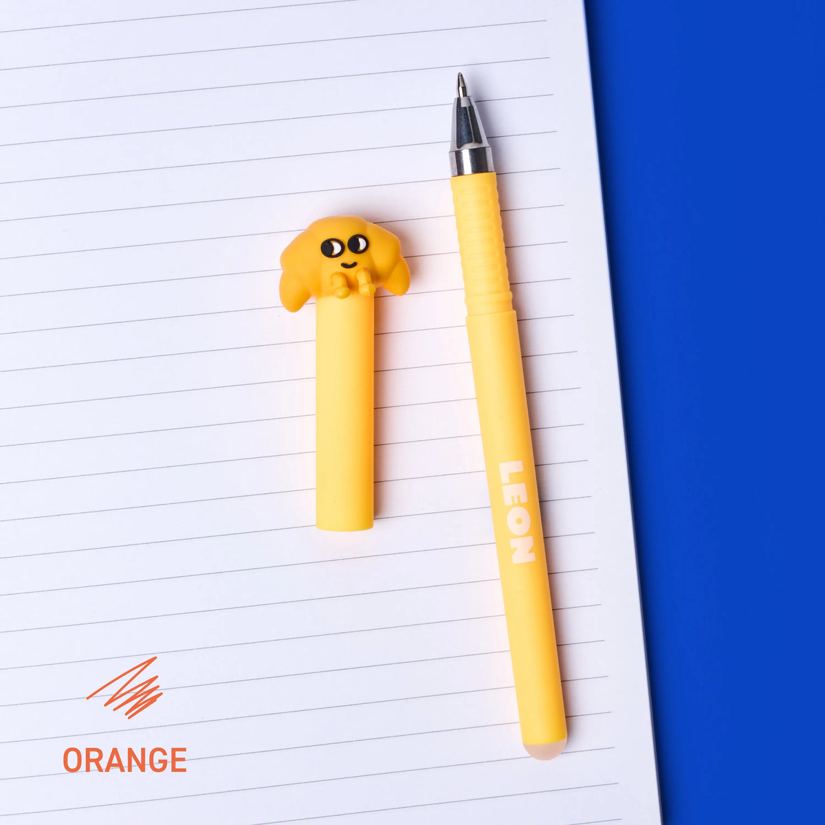 Duo de stylos effaçables Pen Buddies Miky et Leon OMY, autre angle