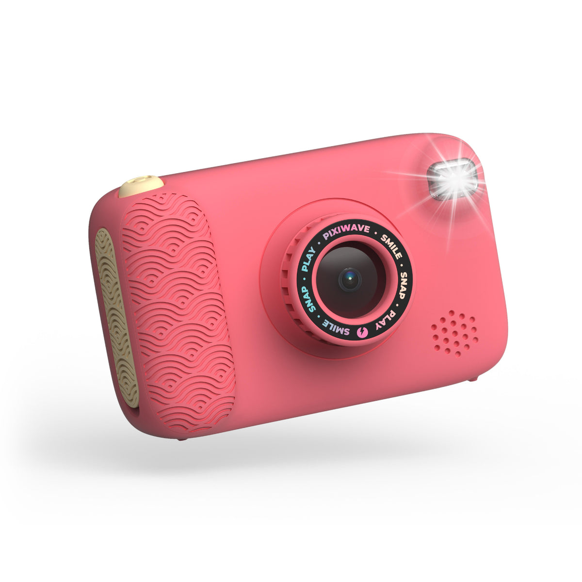 Appareil photo enfant waterproof corail Pixiwave MOB, 48 mégapixels