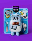 Mini peluche Miky en forme de brique de lait, Sweet Buddies OMY