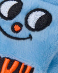 Détail brodé de la mini peluche Miky Sweet Buddies OMY