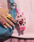 Peluche porte-clés Bubble Sweet Buddies OMY et détails brodés
