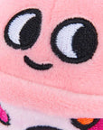 Détail brodé de la mini peluche Bubble Sweet Buddies OMY