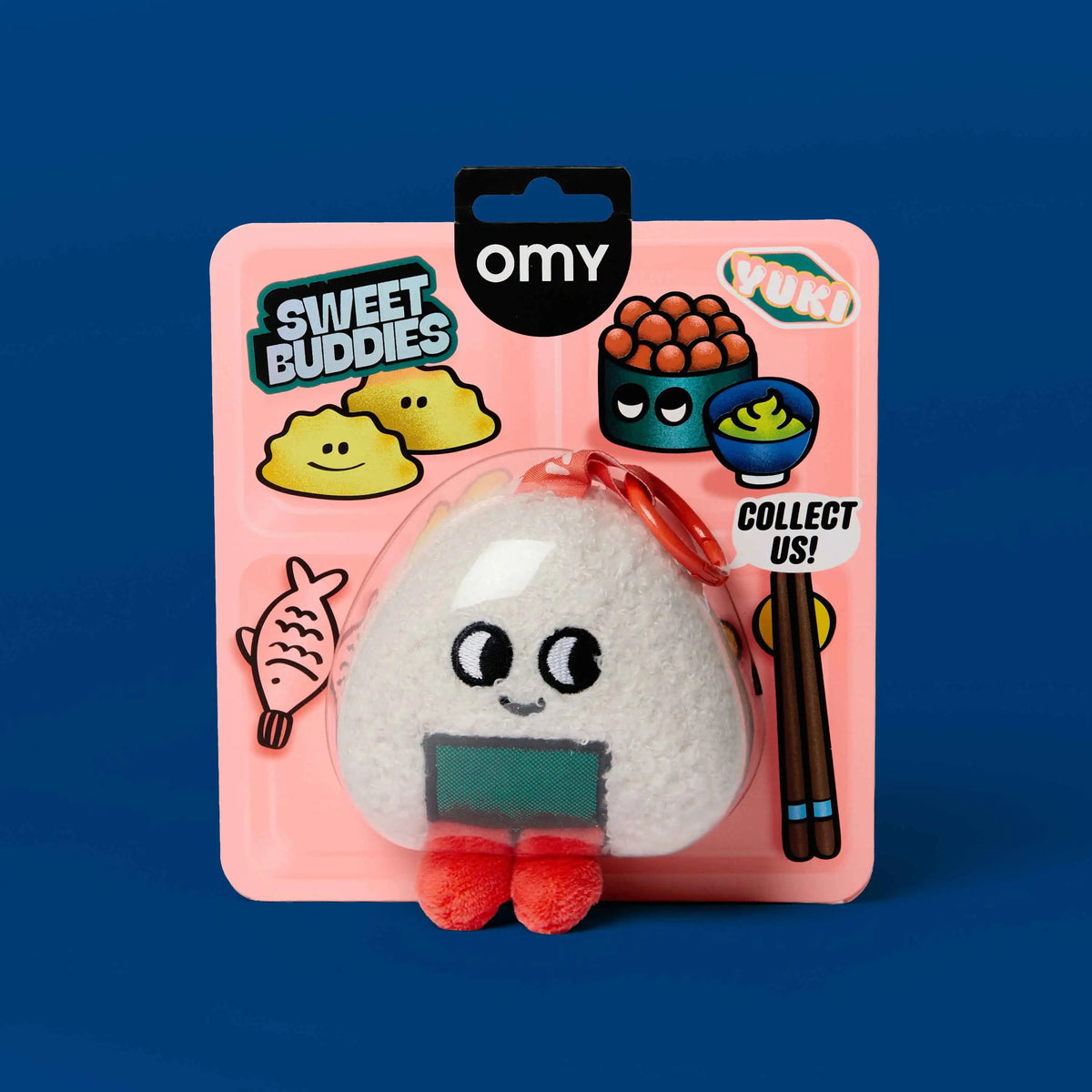 Mini peluche Yuki en forme de onigiri, Sweet Buddies OMY