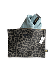 Grey Leo Pouch