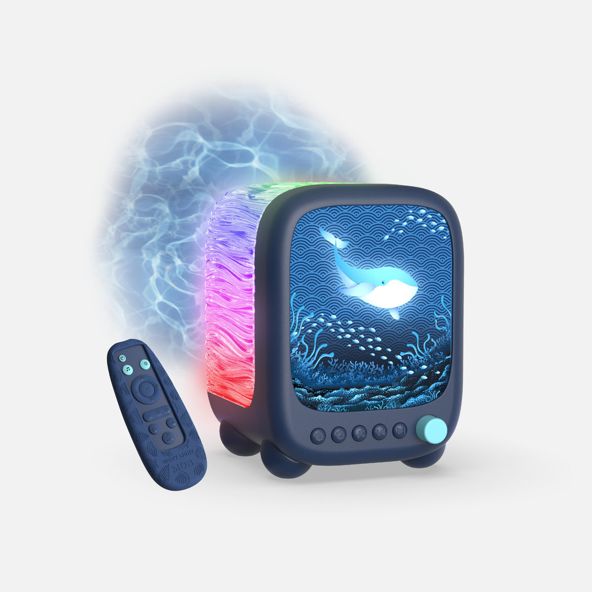 Lampe d'ambiance océan Abyss Wavy Light MOB avec enceinte Bluetooth