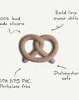 Teether Pretzel - Natural