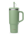 Travel cup isotherme inox Matt - Vert tilleul - 900ml