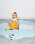 Playmat L (175 x 145cm) - Dusty blue