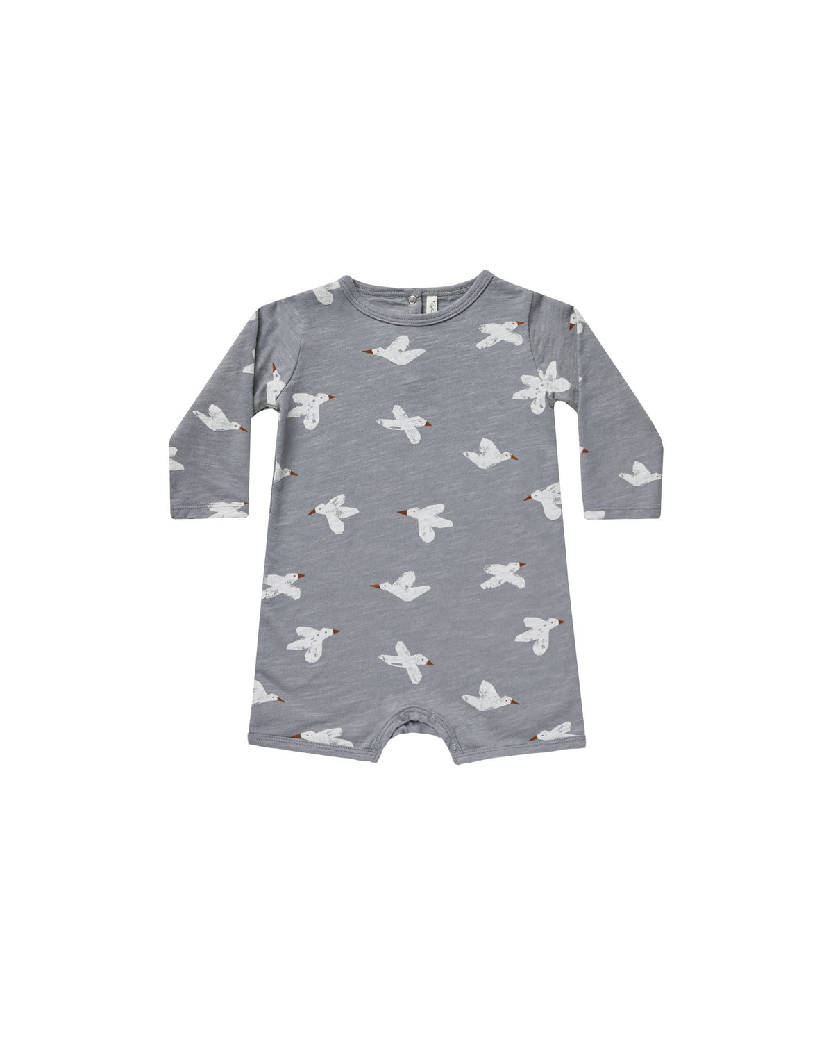 Long Sleeve Dash Romper Birds