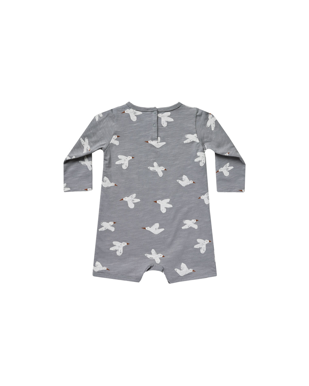 Long Sleeve Dash Romper Birds