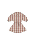 Olive Dress Ruby Plaid