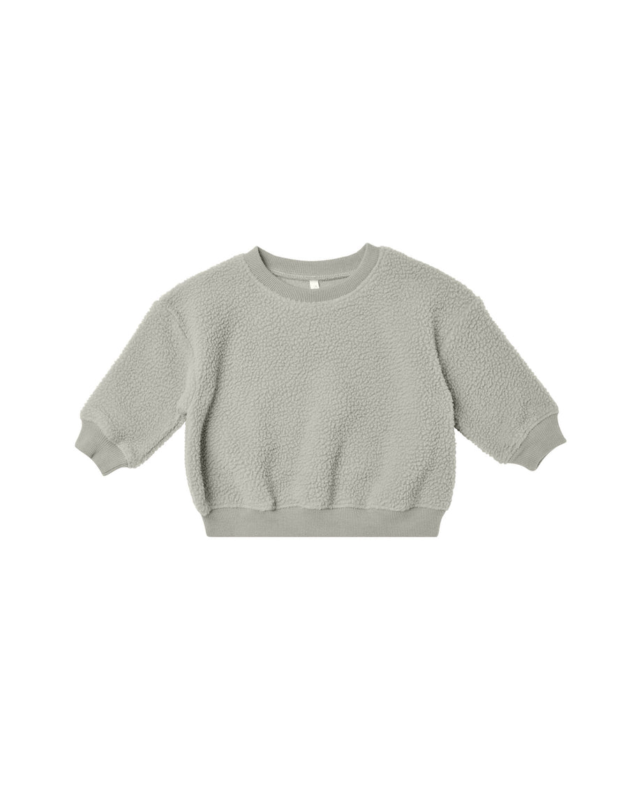 Drop Shoulder Sweatshirt Pewter