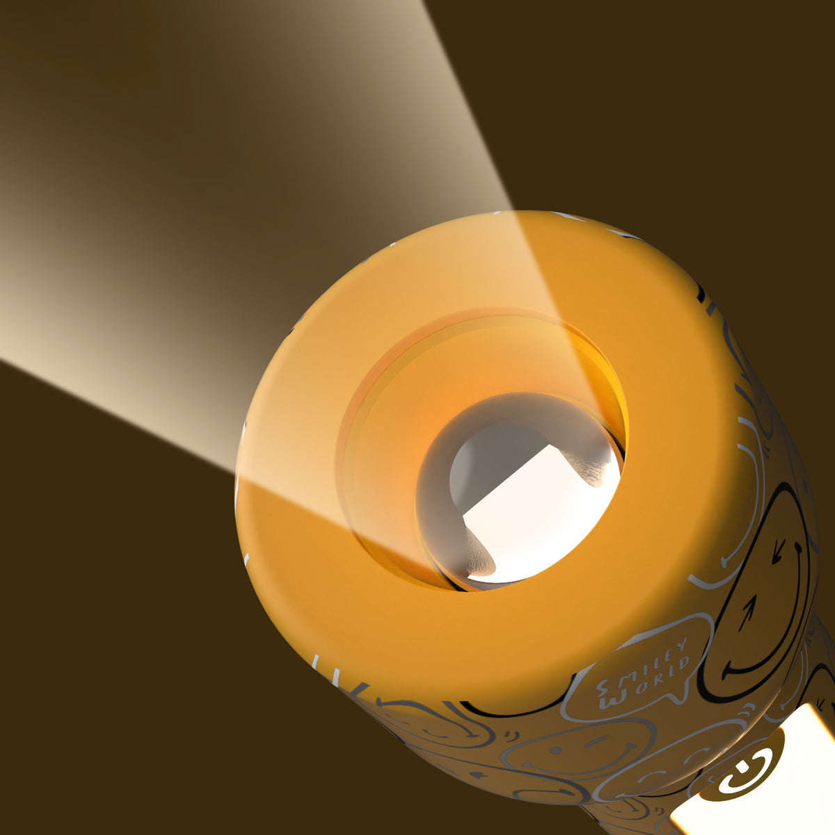 Lampe veilleuse Smiley Glowy Smiley Jaune pour enfant MOB, lumière douce pour l'endormissement