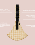 Toddler Carry Sand Houndstooth (Pied de poule)