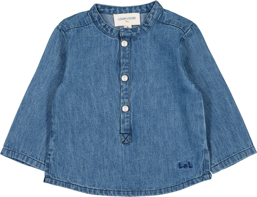 Shirt Grand-Pere Chambray Blue