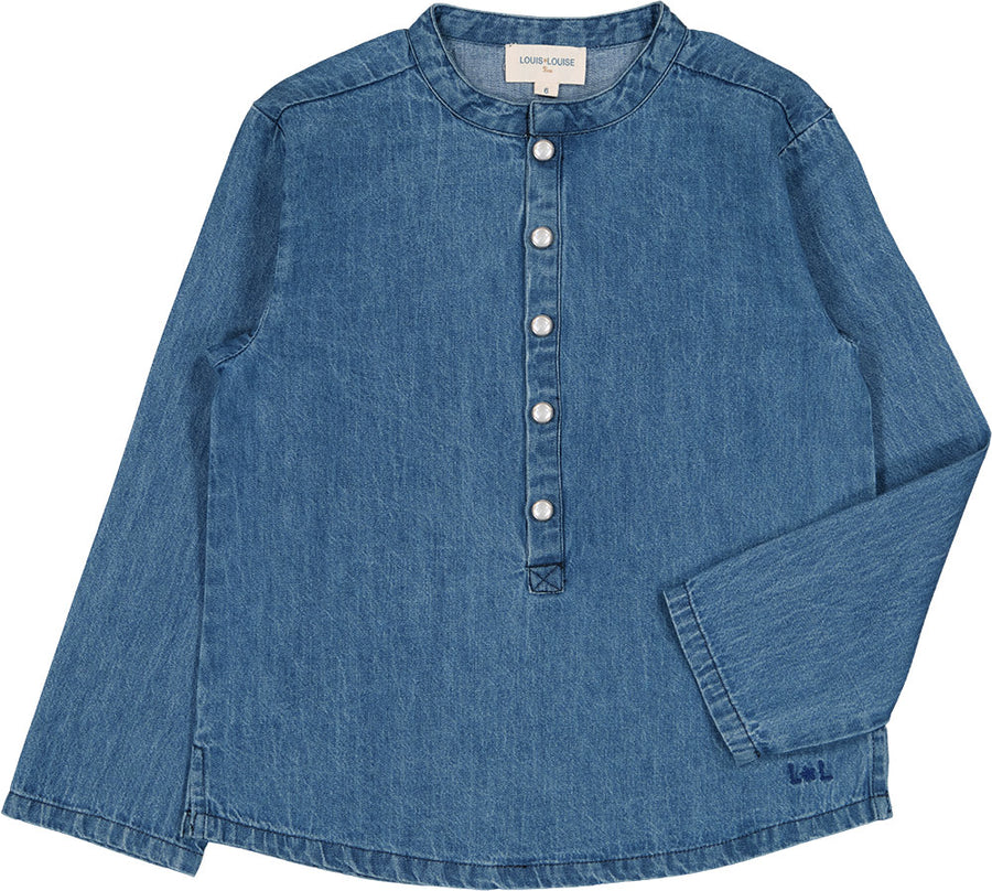Shirt Grand-Pere Chambray Blue