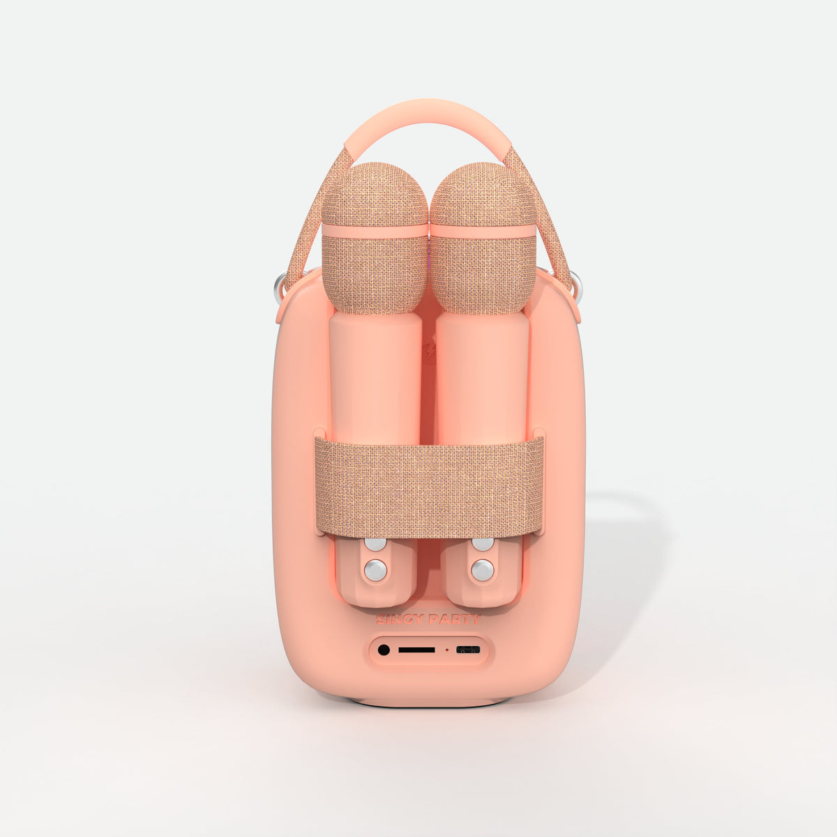 Enceinte Singy Party rose MOB, Bluetooth, carte SD ou entrée AUX