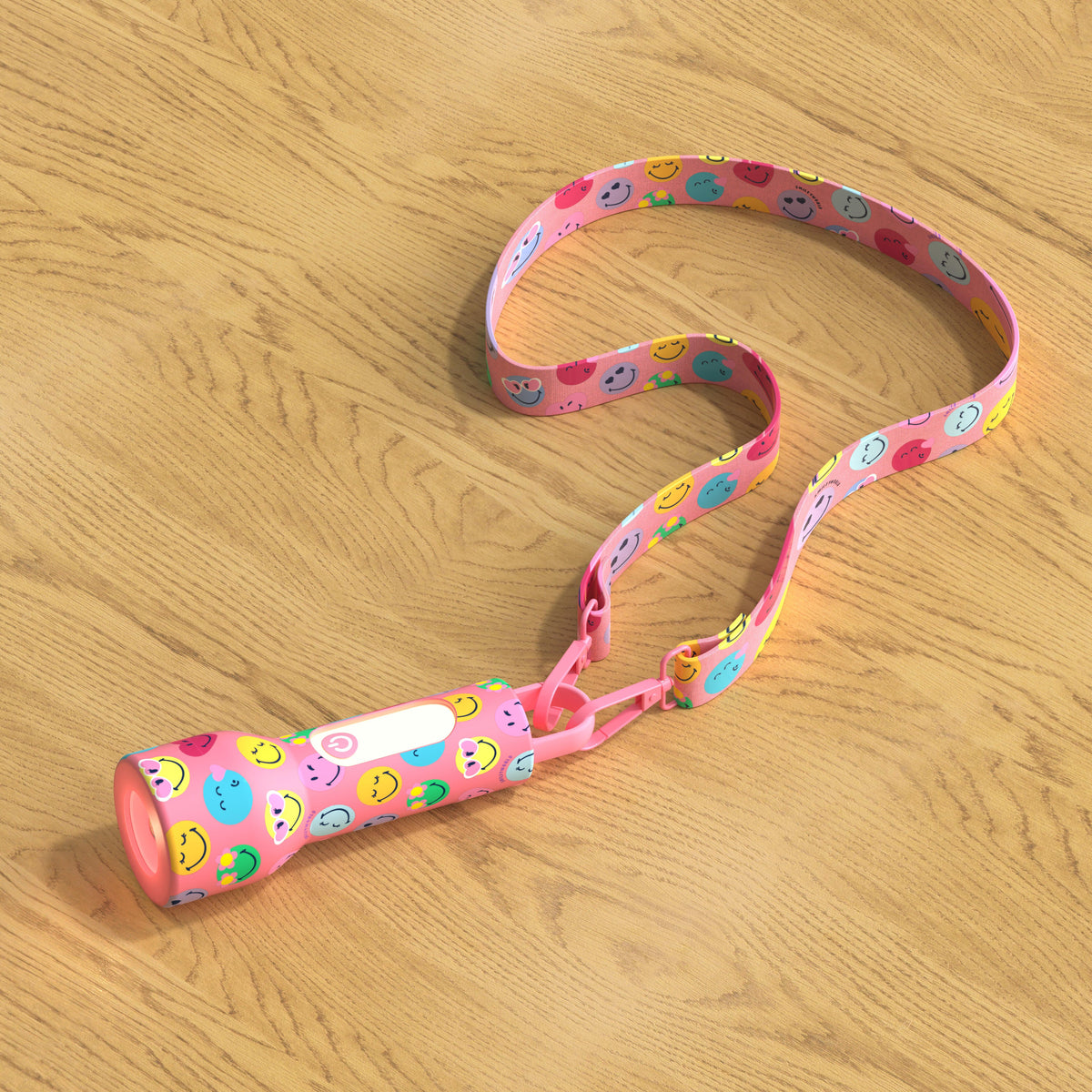 Lampe veilleuse Smiley Glowy Smiley Rose pour enfant MOB, recharge rapide par USB-C