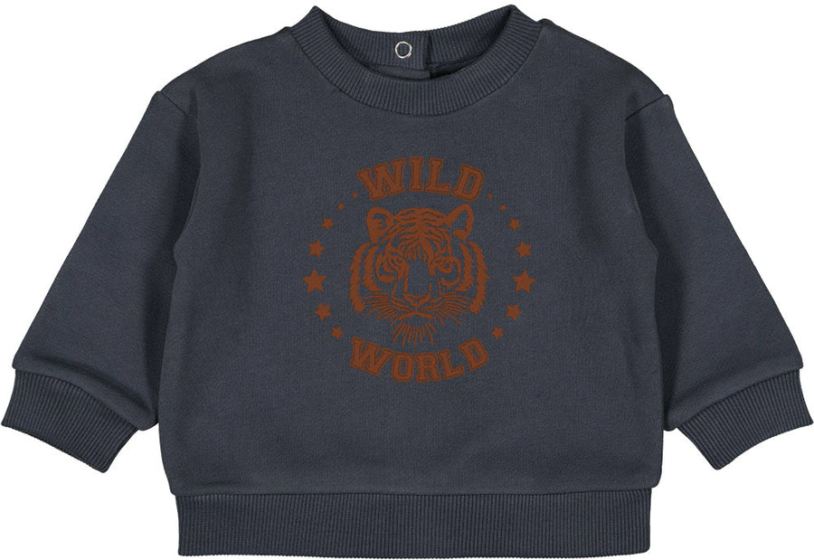Sweat Jim Cotton Fleece Tigre Carbon