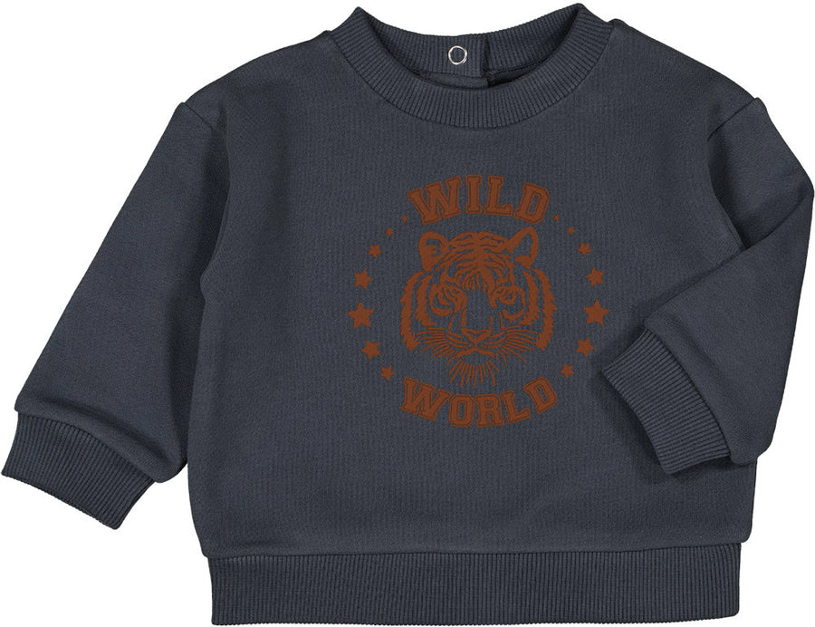 Sweat Jim Cotton Fleece Tigre Carbon